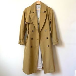 Nili Lotan Collab Pleated Back Trench Coat